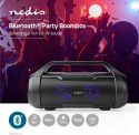 Nedis Party Boombox | 9 Hours Playtime | Bluetooth® | TWS | Party Lights | Black, SPBB310BK Nedis Party Boombox | 9 Hours Playtime | Bluetooth® | TWS | Party Lights | Black, SPBB310BK