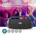 Nedis Party-boombox | 12 timers spilletid | Bluetooth® | TWS | Bærehåndtag | Sort, SPBB320BK Nedis Party-boombox | 12 timers spilletid | Bluetooth® | TWS | Bærehåndtag | Sort, SPBB320BK