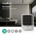 Nedis Keramisk varmeblæser | 750 og 1.500 W | Grå, HTFA12CGY Nedis Keramisk varmeblæser | 750 og 1.500 W | Grå, HTFA12CGY