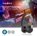 Nedis Bluetooth®-stofhovedtelefoner | On-ear | 18 timers spilletid | Grå / sort, FSHP150GY Nedis Bluetooth®-stofhovedtelefoner | On-ear | 18 timers spilletid | Grå / sort, FSHP150GY