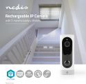 Nedis Rechargeable IP Camera | PIR Motion Sensor | MicroSD | 3000 mAh, WIFICBI10WT Nedis Rechargeable IP Camera | PIR Motion Sensor | MicroSD | 3000 mAh, WIFICBI10WT