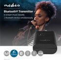 Nedis Trådløs lydtransmitter | Bluetooth® | Op til 2 hovedtelefoner | Sort, BTTR100BK Nedis Trådløs lydtransmitter | Bluetooth® | Op til 2 hovedtelefoner | Sort, BTTR100BK