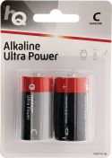 HQ Alkaline Battery C 1.5 V 2-Blister, HQLR14/2BL