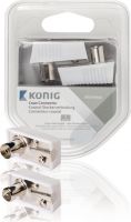 K/ÖNIG KNC85100E30 UTP CAT5e Network Cable RJ45 Connector 3 m Grey