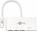 <span class="c10">GOOBAY -</span> USB-C Multiport Adapter Kortlæser, USB 3.0, Hvid (0,15m) <span class="c10">GOOBAY -</span> USB-C Multiport Adapter Kortlæser, USB 3.0, Hvid (0,15m)