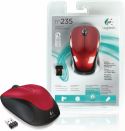 Logitech Wireless Mouse Desktop 3-Button Red, 910-002497 Logitech Wireless Mouse Desktop 3-Button Red, 910-002497