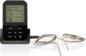 Nedis Trådløst Stegetermometer | 0-250 °C | Digitalt Display | Timer, KATH107GY Nedis Trådløst Stegetermometer | 0-250 °C | Digitalt Display | Timer, KATH107GY