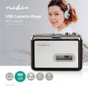 Nedis Bærbar USB-kassette til MP3-konverter | med USB-kabel og software, ACGRU100GY Nedis Bærbar USB-kassette til MP3-konverter | med USB-kabel og software, ACGRU100GY