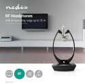 Nedis Trådløse hovedtelefoner | Radiofrekvens (RF) | In-ear | Ladestation | Sort, HPRF010BK Nedis Trådløse hovedtelefoner | Radiofrekvens (RF) | In-ear | Ladestation | Sort, HPRF010BK