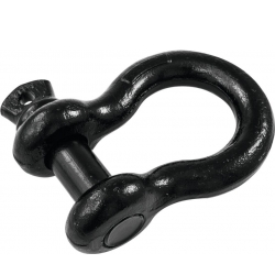 SAFETEX Shackle 22mm black with Screwbolt TILBUD NU
