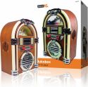 basicXL Bord Radio Jukebox FM / AM CD Brun, BXL-JB10 basicXL Bord Radio Jukebox FM / AM CD Brun, BXL-JB10