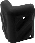 Højttalerkabinet-hjørne Sort plast, 55 x 35mm x 90° Højttalerkabinet-hjørne Sort plast, 55 x 35mm x 90°