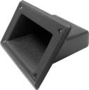 Højttalerhåndtag Sort plast, 133 x 82mm Højttalerhåndtag Sort plast, 133 x 82mm