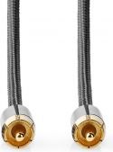 Nedis Digitalt lydkabel | RCA-hanstik – RCA-hanstik | Metalgrå | Skærmet kabel, CATB24170GY20 Nedis Digitalt lydkabel | RCA-hanstik – RCA-hanstik | Metalgrå | Skærmet kabel, CATB24170GY20