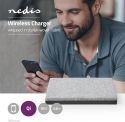 Nedis Trådløs oplader med stof | 2,0 A | 10 W | Grå, FSWC10W110GY Nedis Trådløs oplader med stof | 2,0 A | 10 W | Grå, FSWC10W110GY