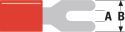 Valueline Stik Fast On 4.3 mm Hun Rød, ST-012 Valueline Stik Fast On 4.3 mm Hun Rød, ST-012