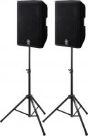 Yamaha DXR10 MKII Inkl Stativer - Pakkesæt Yamaha DXR10 MKII Inkl Stativer - Pakkesæt