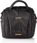 Nedis Camera Shoulder Bag | 152 x 146 x 65 mm | 2 Inside pockets | Black / Orange, CBAG200BK Nedis Camera Shoulder Bag | 152 x 146 x 65 mm | 2 Inside pockets | Black / Orange, CBAG200BK