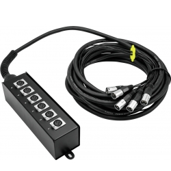 Omnitronic Multicore Stagebox MUS-810 8IN 10m TILBUD NU
