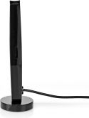 Nedis Innendørs HDTV-Antenne | 0–15 km | Forsterkning 26 dB | FM/VHF/UHF | Svart, ANIR1504BK700 Nedis Innendørs HDTV-Antenne | 0–15 km | Forsterkning 26 dB | FM/VHF/UHF | Svart, ANIR1504BK700