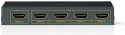 Nedis HDMI™-kontakt | 4 porte - 4 x HDMI™-indgang | 1 x HDMI™-udgang | 4K2K@60fps/HDCP2.2, VSWI3434A Nedis HDMI™-kontakt | 4 porte - 4 x HDMI™-indgang | 1 x HDMI™-udgang | 4K2K@60fps/HDCP2.2, VSWI3434A