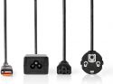 Nedis Notebook Adapter 40 W | YOGA-3 | 20 V / 2 A | Used for LENOVO | Power Cord Included, NBARF4511 Nedis Notebook Adapter 40 W | YOGA-3 | 20 V / 2 A | Used for LENOVO | Power Cord Included, NBARF4511