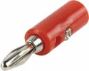 Diverse, Valueline Banana Connector Male PVC Red, BC-002