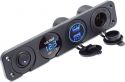USB panel 2 x 5V/2,1A USB, 12V cigar, LED voltmeter, kont. USB panel 2 x 5V/2,1A USB, 12V cigar, LED voltmeter, kont.