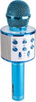 KM01 Karaoke Mic with built-in Speakers BT/MP3 Blue KM01 Karaoke Mic with built-in Speakers BT/MP3 Blue