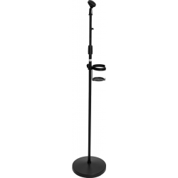 Omnitronic Set microphone stand for disinfectant, black TILBUD NU