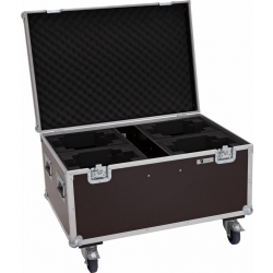 Roadinger Flightcase 4x LED TMH-X4 with wheels TILBUD NU