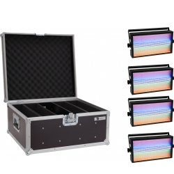 Eurolite Set 4x LED Super Strobe ABL + Case TILBUD NU