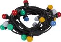 LED party lyskæde 20 kulørte LED pærer (11m) LED party lyskæde 20 kulørte LED pærer (11m)