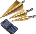 HSS pladeborsæt 4-32mm trappebor, 1/4" Quick-release HSS pladeborsæt 4-32mm trappebor, 1/4" Quick-release