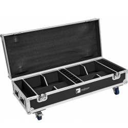 Roadinger Flightcase 8x AKKU IP UP-4 QuickDMX with charging function TILBUD NU