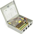 CCTV strømforsyning 12VDC / 10A stabilisert, 9 udgange CCTV strømforsyning 12VDC / 10A stabilisert, 9 udgange