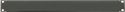 19" Blindpanel, sort 1U 19" Blindpanel, sort 1U