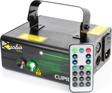 Cupid Double Laser 210mW RG Gobo DMX IRC