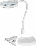 <span class="c9">GOOBAY -</span> LED luplampe m. clipholder og bordfod 5W, 3 dioptri, Hvid <span class="c9">GOOBAY -</span> LED luplampe m. clipholder og bordfod 5W, 3 dioptri, Hvid