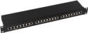 19" Cat6 Patch Panel 24-Port, STP, Sort, EconLinie 19" Cat6 Patch Panel 24-Port, STP, Sort, EconLinie