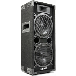 Diskohøjttaler i populært disco-look, 2-vejs med 2x 8" bas / 8 højttaler speaker