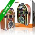 basicXL BXL-JB10 Bord Radio Jukebox FM / AM CD Brun "B-STOCK" basicXL BXL-JB10 Bord Radio Jukebox FM / AM CD Brun "B-STOCK"