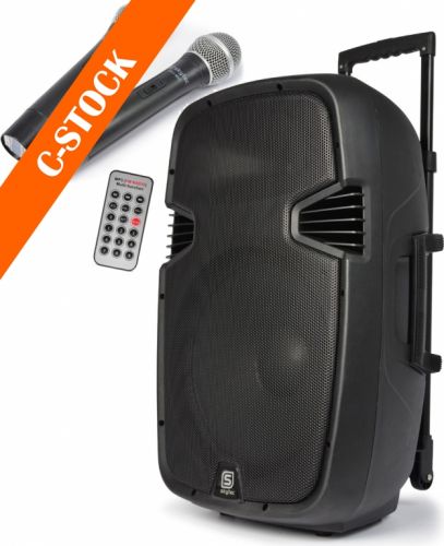 SPJ-PA912 Mobile Amplifier ABS 12" 2 UHF "C-STOCK"