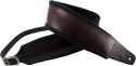 Profile FPB05 Pro Italian Leather Guitar Strap Dark Brown, 3" wide Profile FPB05 Pro Italian Leather Guitar Strap Dark Brown, 3" wide
