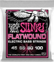 Ernie Ball EB-2814, Flatwound Super Slinky 45-100