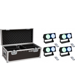 Eurolite Set 4x LED CBB-2 COB RGB Bar + Case TILBUD NU