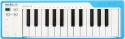 Professionel Lyd, ARTURIA MICROLAB-BLUE USB Controller keyboard