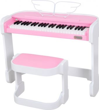 Artesia AC49PNK Pink piano incl. stand, Music is Fun and so is the