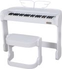 Artesia AC49WHT White piano incl. stand