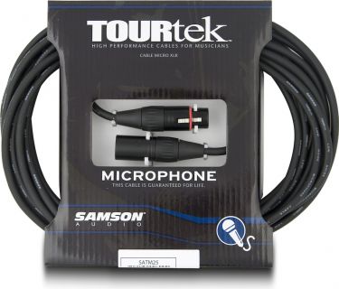 Samson Tourtek TM25, Kabler af meget høj kvalitet med blødt og smid